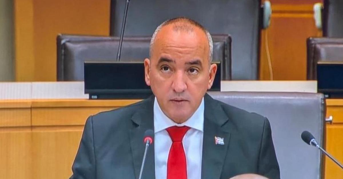 Ernesto Soberón, representante permanente de Cuba ante la ONU. (Foto: Minrex, vía 14ymedio)